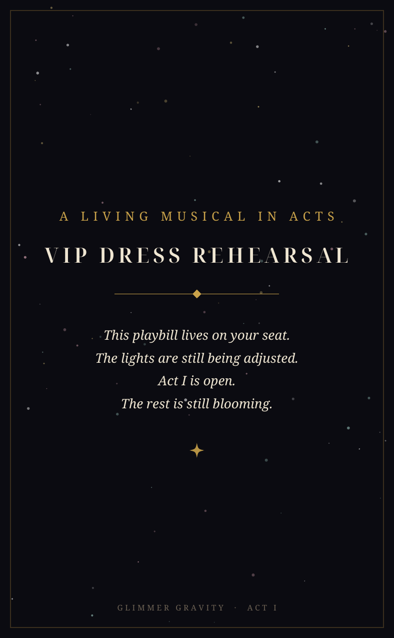Playbill inside page preview